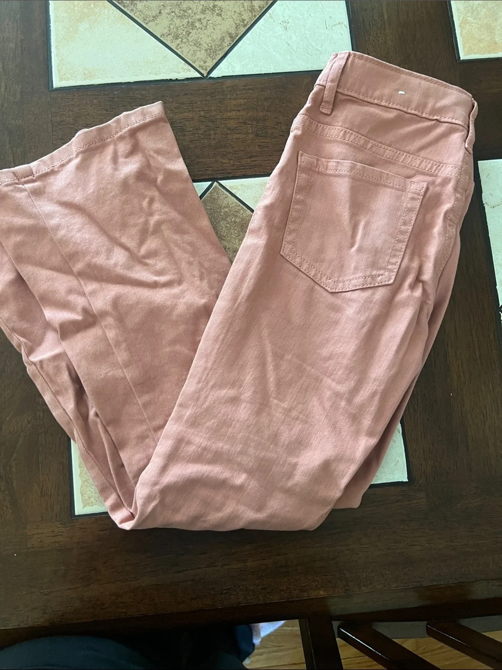 The Children's Place Dusty Pink Girls' Jeans - Straight Leg